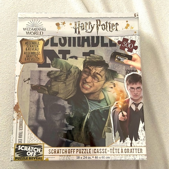 Harry Potter Scratch Off Puzzle - Shrinkwrap - Picture 1 of 3